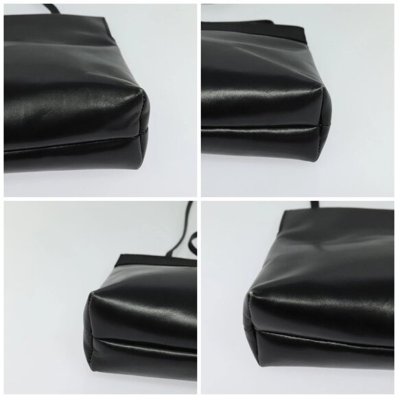 Salvatore Ferragamo Vala Shoulder Bag Leather Black Silver Auth - Picture 15 of 15